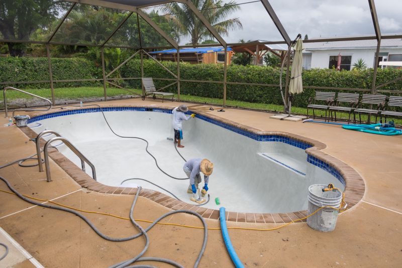 Poolside Concrete Installation